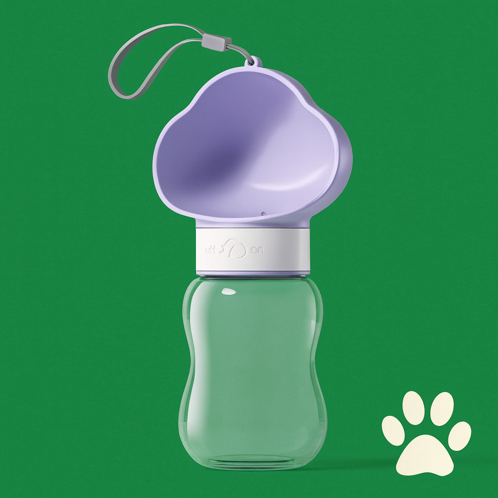 Bouteille d'eau pour chien